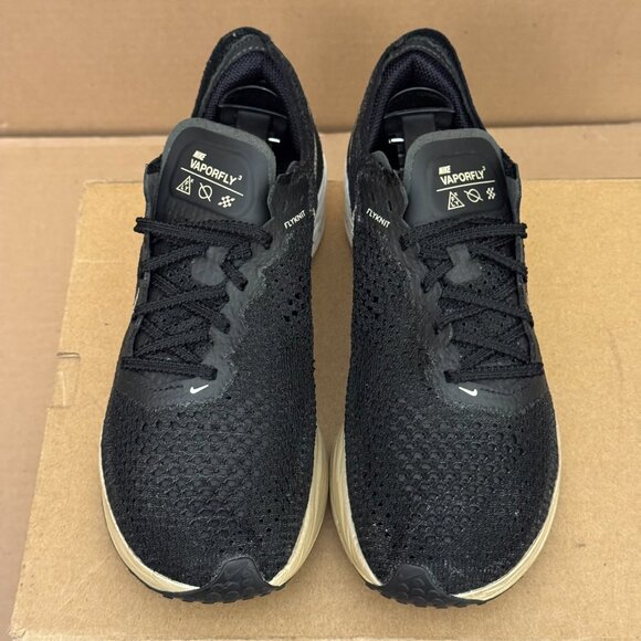 Nike ZoomX Vaporfly NEXT% 3 Women’s Size 7.5 Black Metallic Gold Running Shoes - Picture 5 of 9